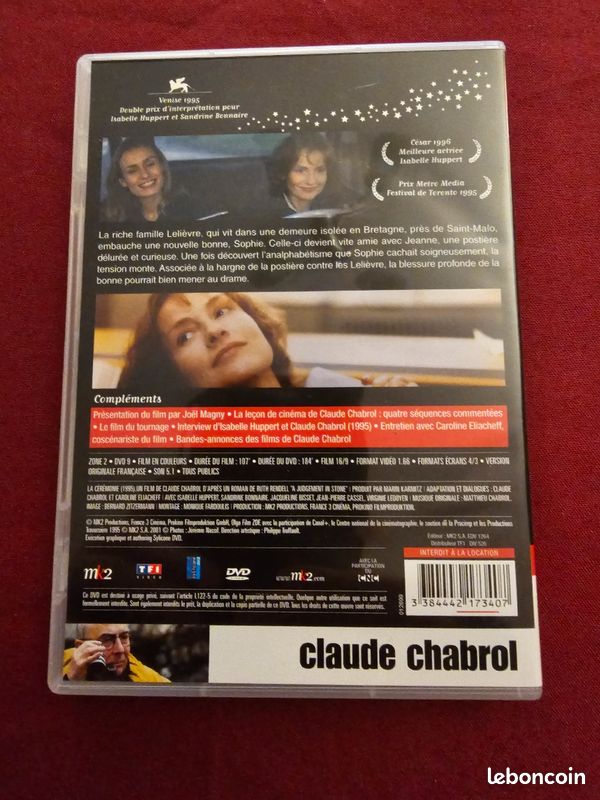 La cérémonie, film rare de Chabrol en DVD (image 2)
