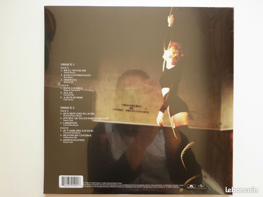 Mylene Farmer Album double 33Tours Dance Remixes Exclusivité Vinyles couleur jaune (image 3)