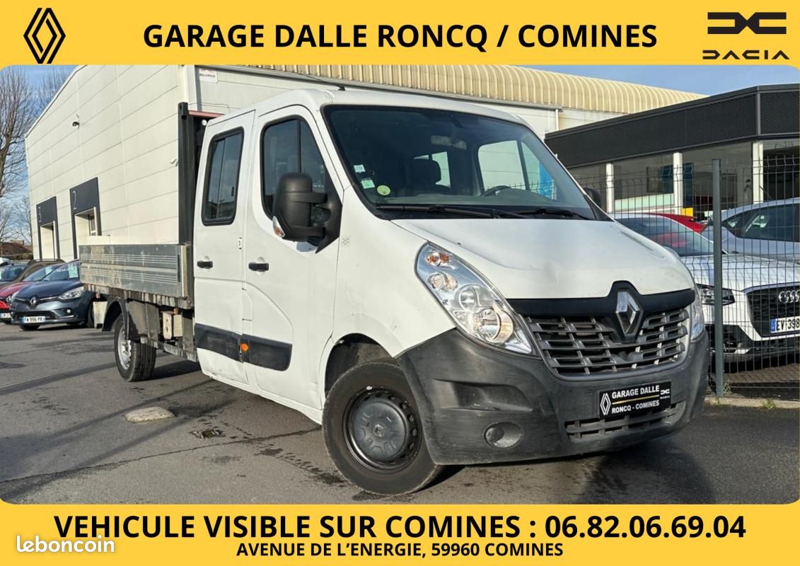 Renault Master PLATEAU CABINE APPROFONDIE 110CV 2.3DCI 7 PLACES 13250 ht BLUETOOTH/VITRES AV ELEC... (image 1)