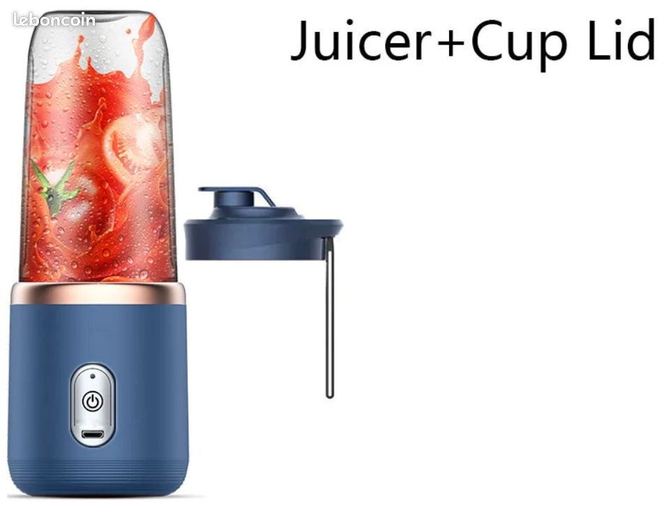 Presse-agrumes portable, mélangeur électrique USB, mini-mélangeur portable pour shakes et smoothies, (image 2)