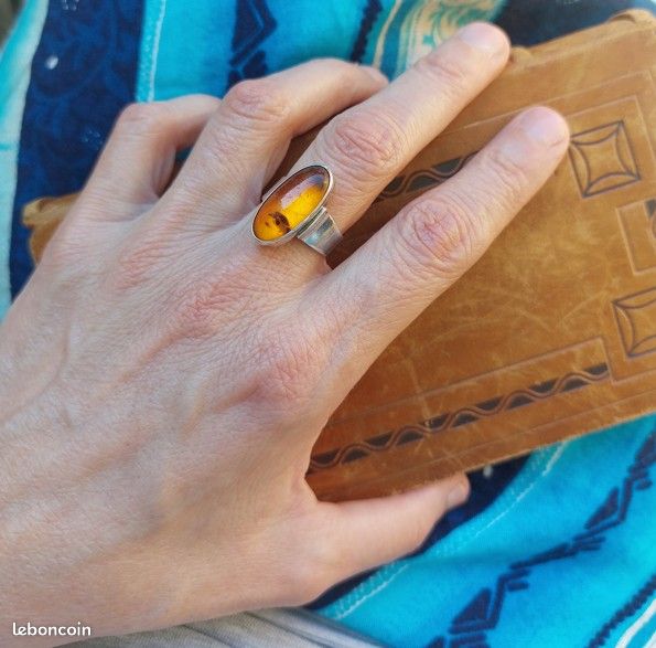 Lot De Bagues En Argent Sterling 925 Mélange De Pierres Précieuses