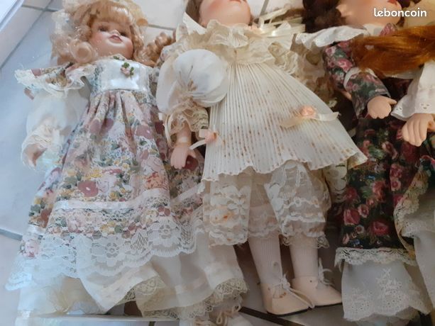 Lot De 6 Poupées Ancienne À Restaurer France Et Usa