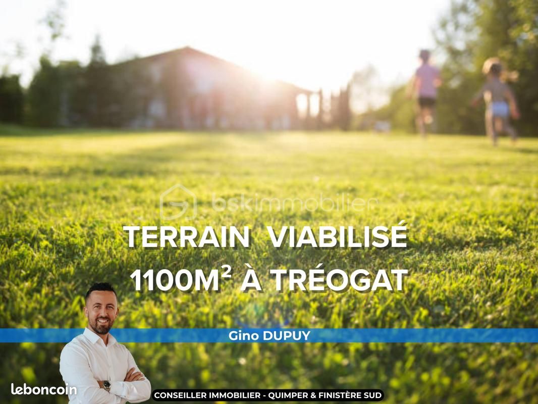 Terrain 1100 m² · à Tréogat · 79 900 €