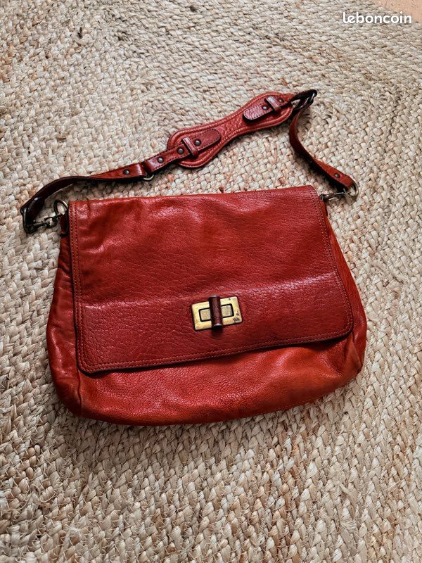 Très joli sac en cuir de la marque Abaco, Paris (image 9)