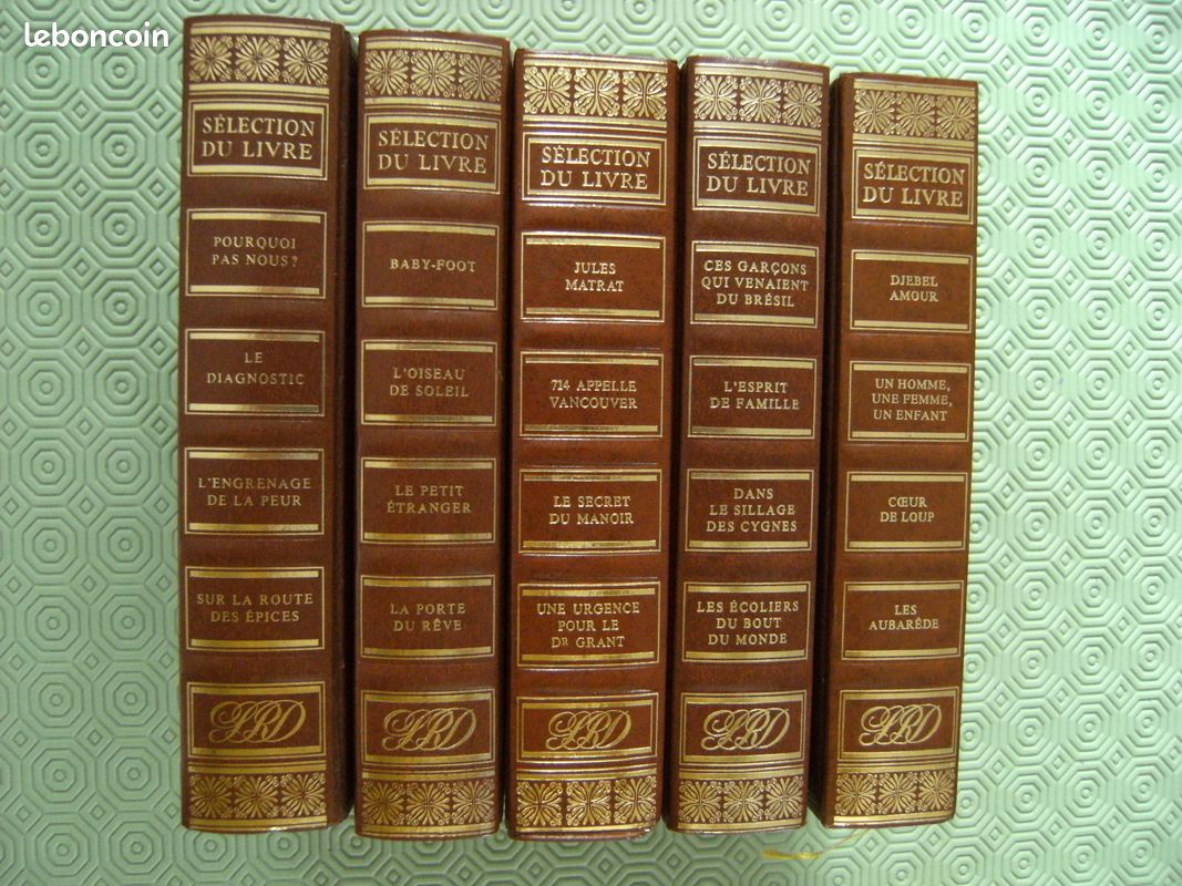 5 tomes Sélection du Reader's Digest - Beaux livres - 20 romans (image 1)