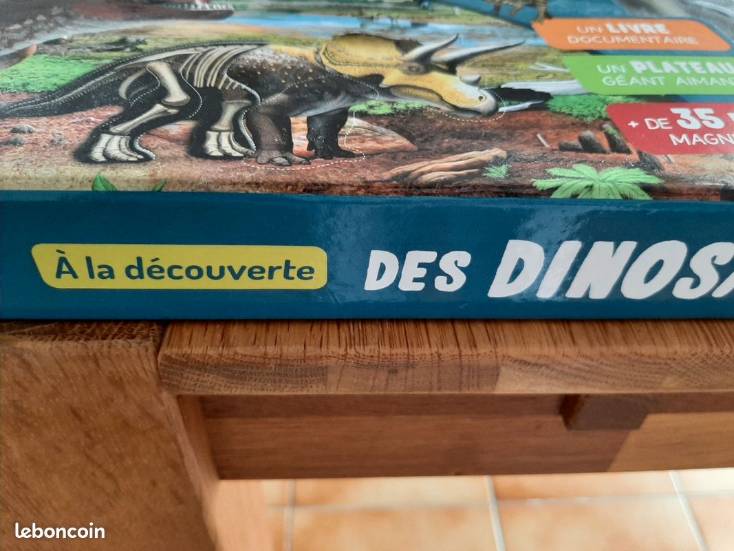 Dinosaures magnétiques plateau +livre (image 3)