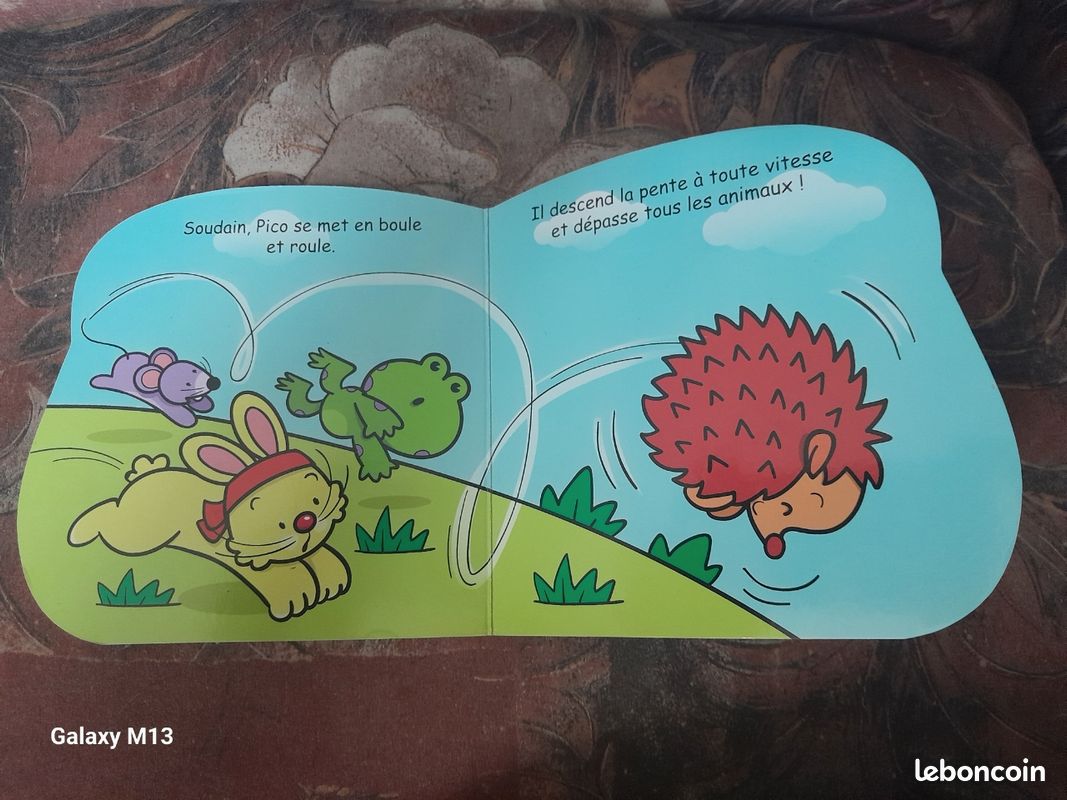 Livre bébé en carton Pico le herisson (image 2)