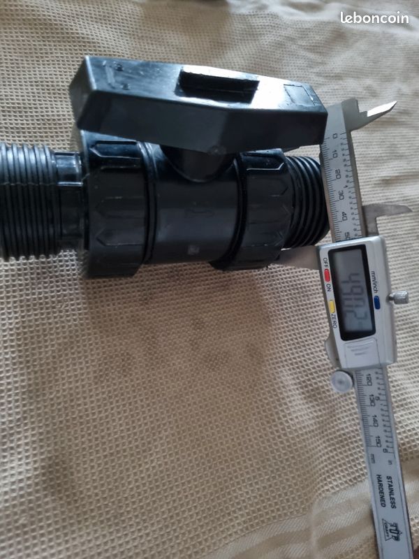 Vanne de vidange PVC camping (image 2)