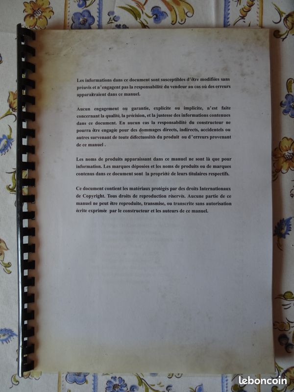 DON / Echange Manuel imprimé ABIT BH6 (440BX) (image 1)