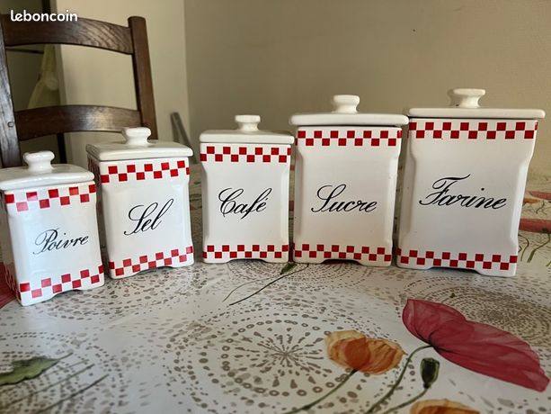 Salière Poivrière Vintage SYLA – Années 70 – Décor Fleurs – France