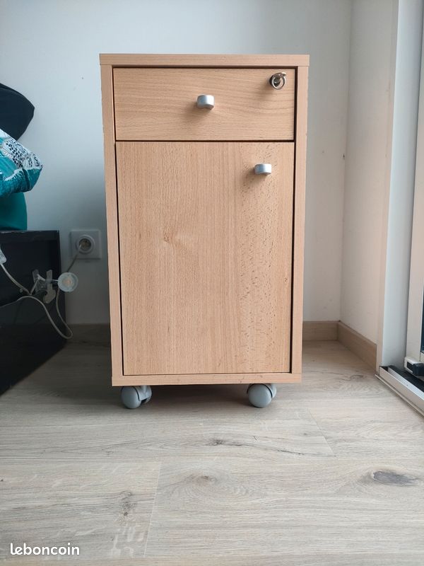 Meuble bureau sur roulettes (image 1)