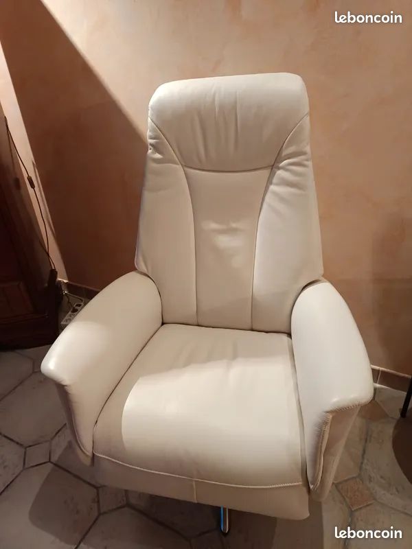 Fauteuil cuir (image 1)