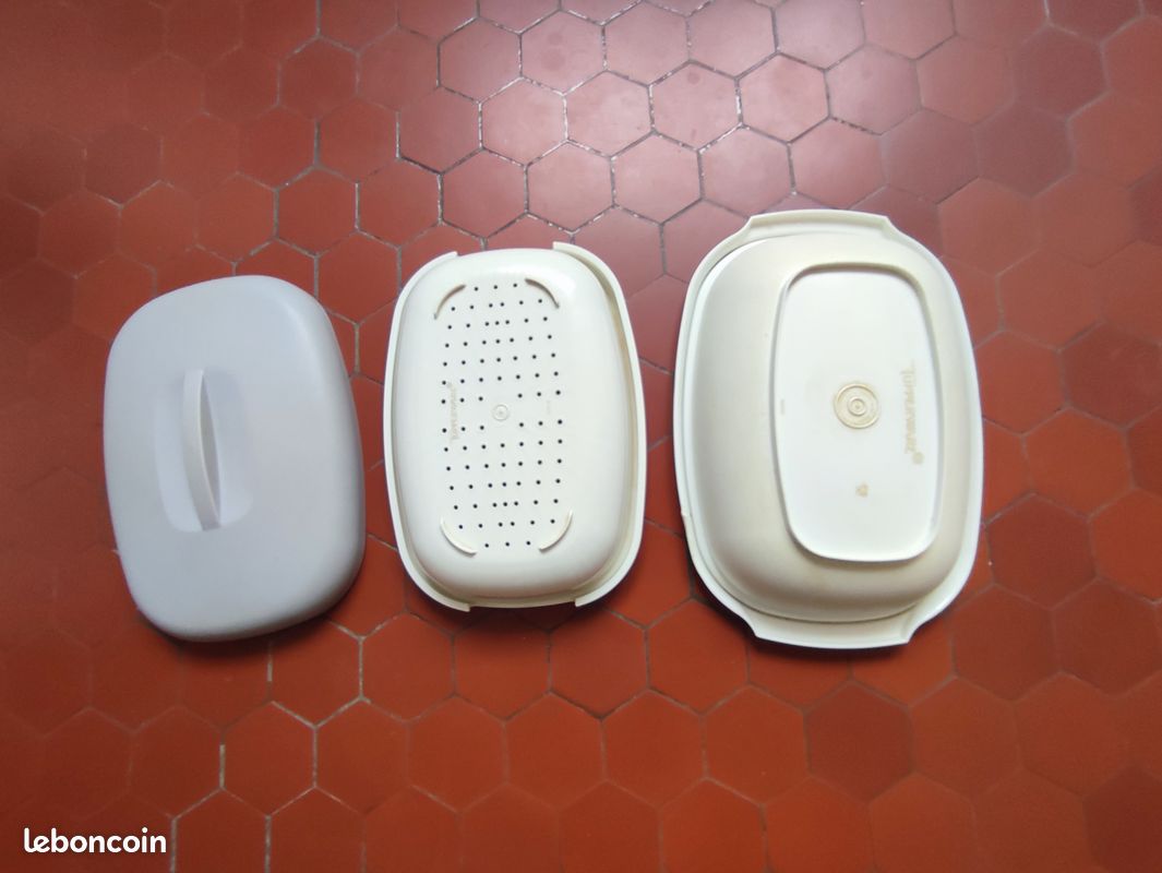 Cuiseur vapeur Tupperware. Micro-ondes. Vintage. Bon état (image 3)