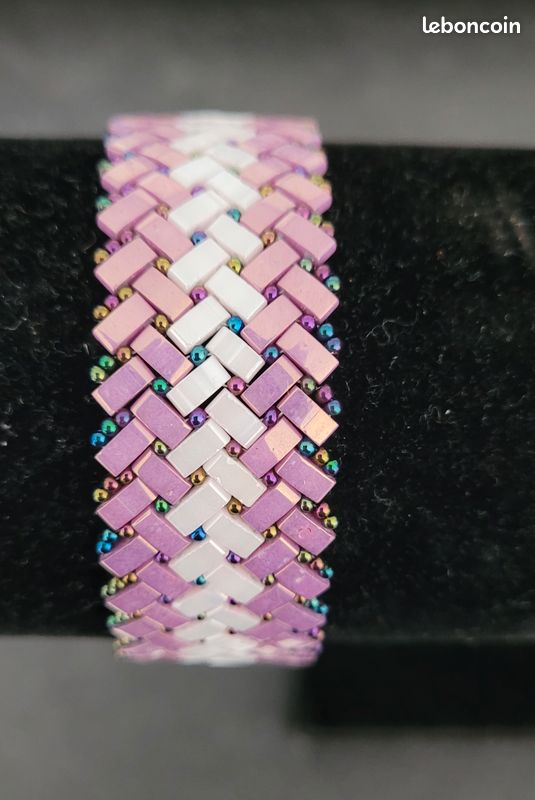 Bracelet tressé unique fabrication artisanal (image 3)