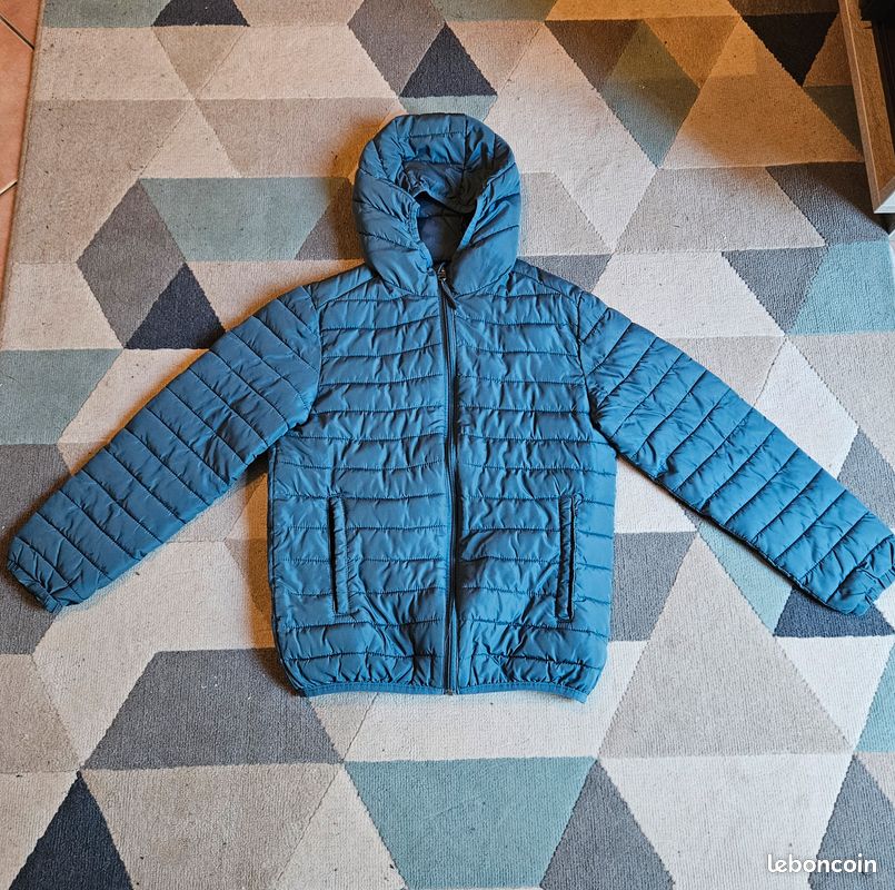 Manteau bleu clair 12 ans (image 1)