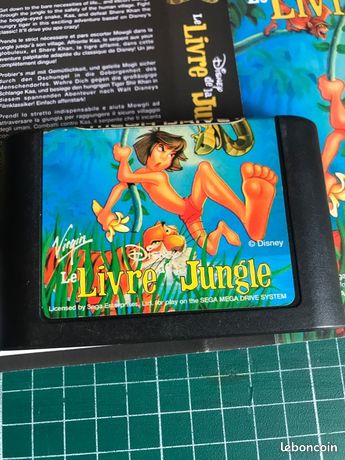 JUNGLE BOOK SEGA Master Système Pal Complet Envoi Combiné Livre De