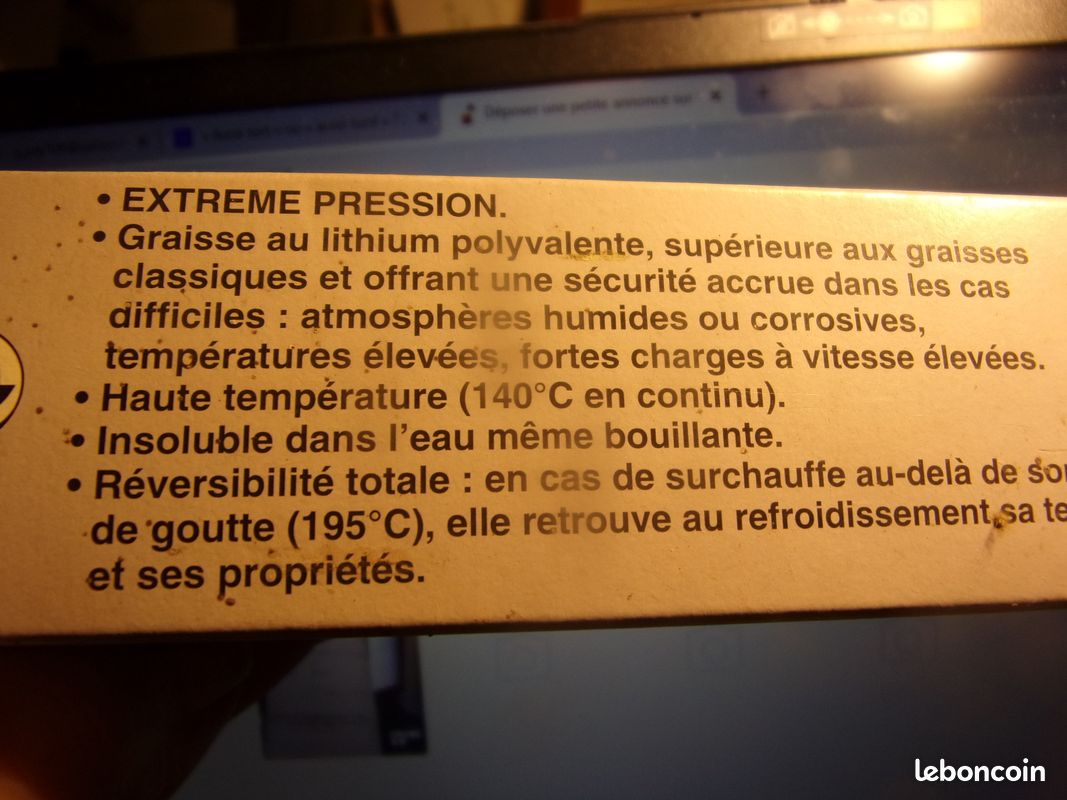 Graisse silicone, marine, neutre, graphite/tube (image 2)