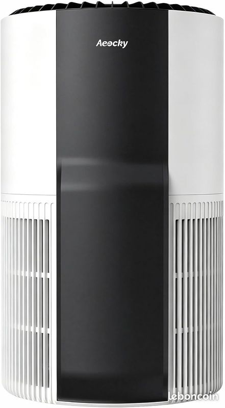 Purificateur d’air AEOCKY 3ᵉ génération avec filtre 5-en-1 et préfiltre lavable pour grandes pièces – Élimine pollen, fumée, poussière, poils d’animaux et odeurs – Purification de toute la maison (image 1)
