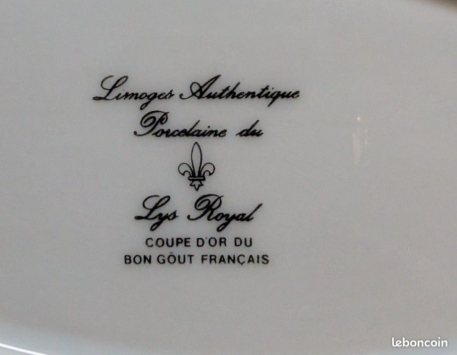 Plat en porcelaine de limoges (image 2)