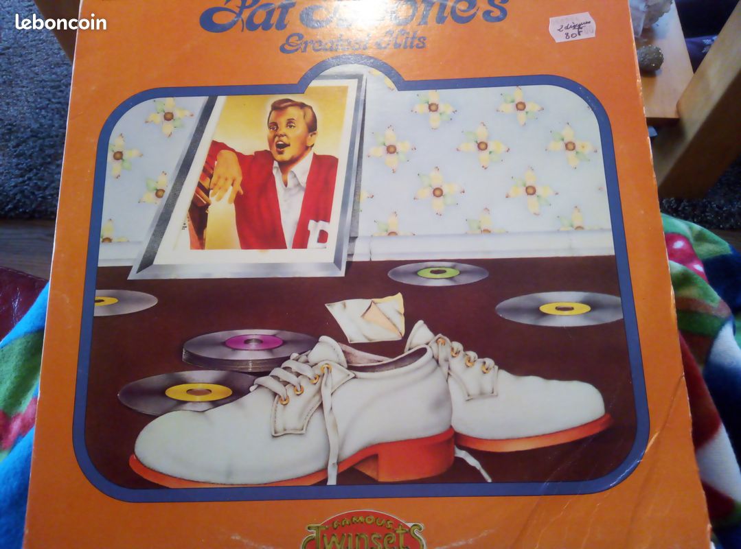 Double 33t vinyle PAT BOONE'S. Greatest hits (image 1)