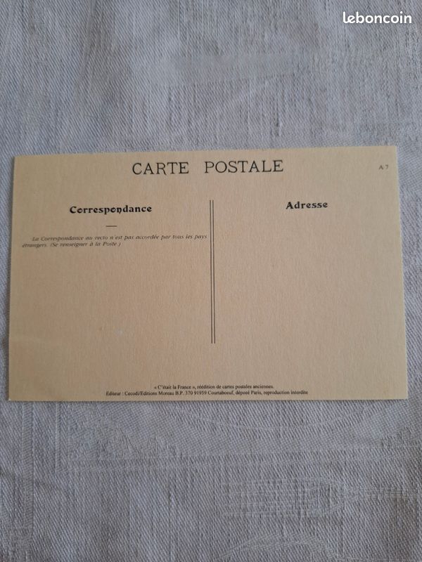 Carte Postale Vintage RPPC - Exagération Humoristique - 1956 - Timbre 1c - Publiée