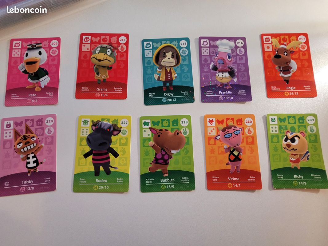 Lot Amiibo Animal Crossing - Série 3 (image 2)