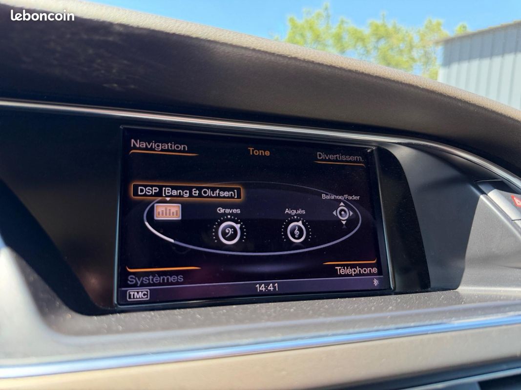 AUDI A5 FACELIFT CABRIOLET 2.0 TFSI 211 S LINE MULTITRONIC 211Ch CONFIGURATION RARE SONO B&O SIEGES CHAUFFANTS CLIM AUTO BI ZONE TELEPHONE AUDIO BT Garantie 12 mois (image 25)