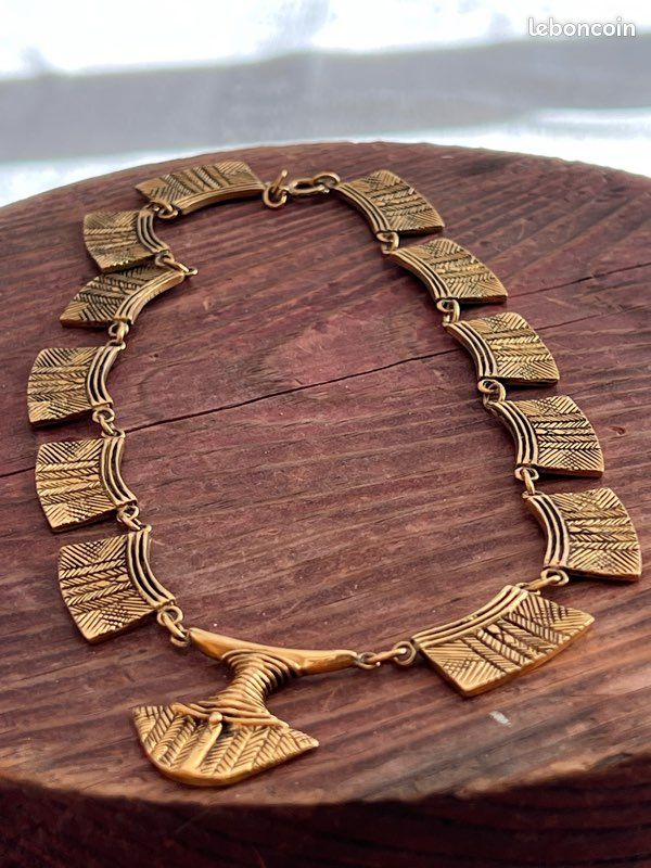 Chaîne collier Cartier Santos de Cartier en or jaune 18 carats En vente