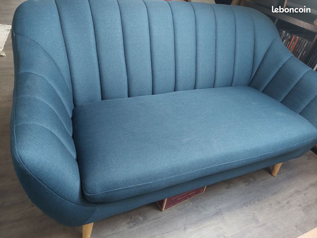 Canapé Alinéa Bleu (image 1)