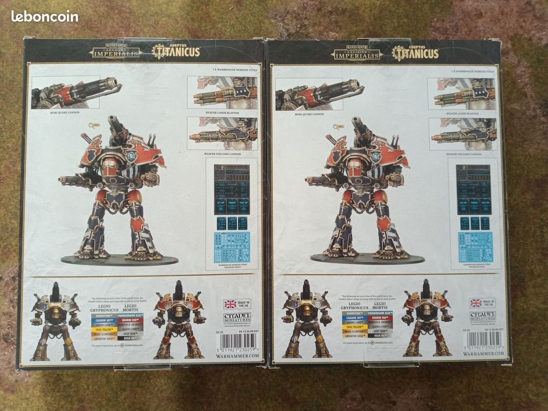 Legions imperialis 2 warbringer nemesis titan neuf warhammer horus heresy (image 2)