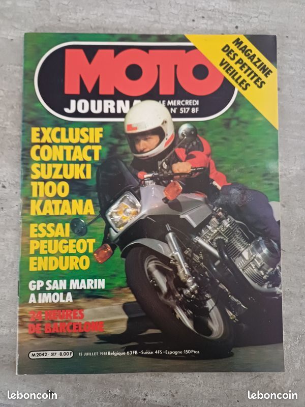 Moto Journal N°497 Du 25 Février 1981 - Ancien Magazine Moto