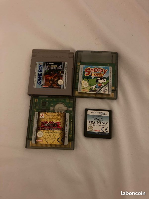 Lot De Jeux Gameboy - Paperboy Inclus - PAL - Édition Complète