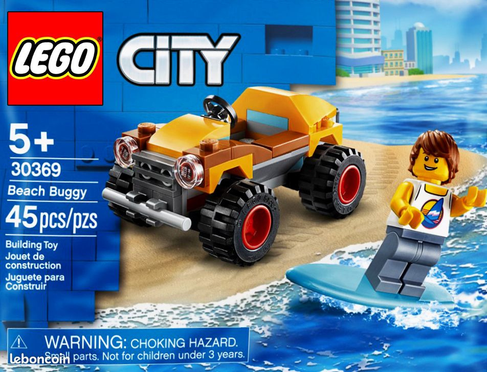 LEGO CITY Mer #30369 Buggy de Plage 100% NEUF Collector