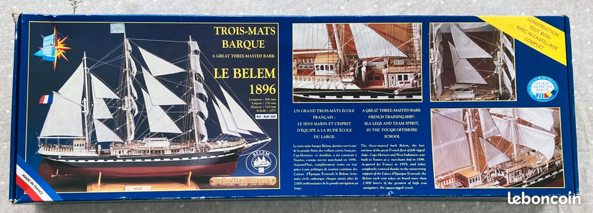 Maquette Voilier BELEM 1/75 de Artesania Latina
