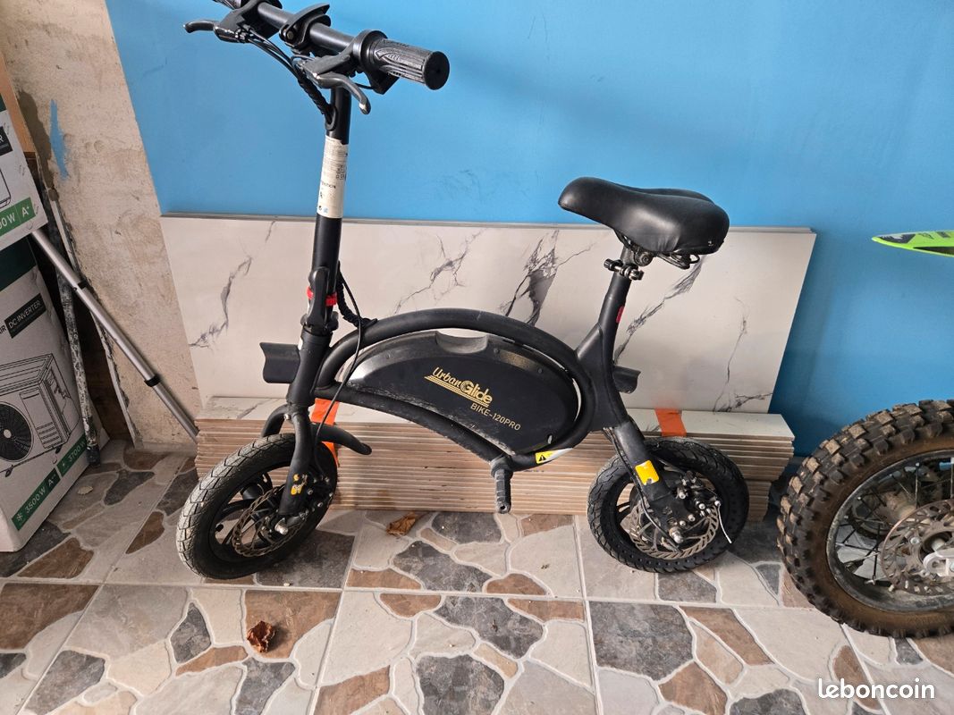 3700092658031 URBANGLIDE BIKE-120 PRO Blanche Mobilité