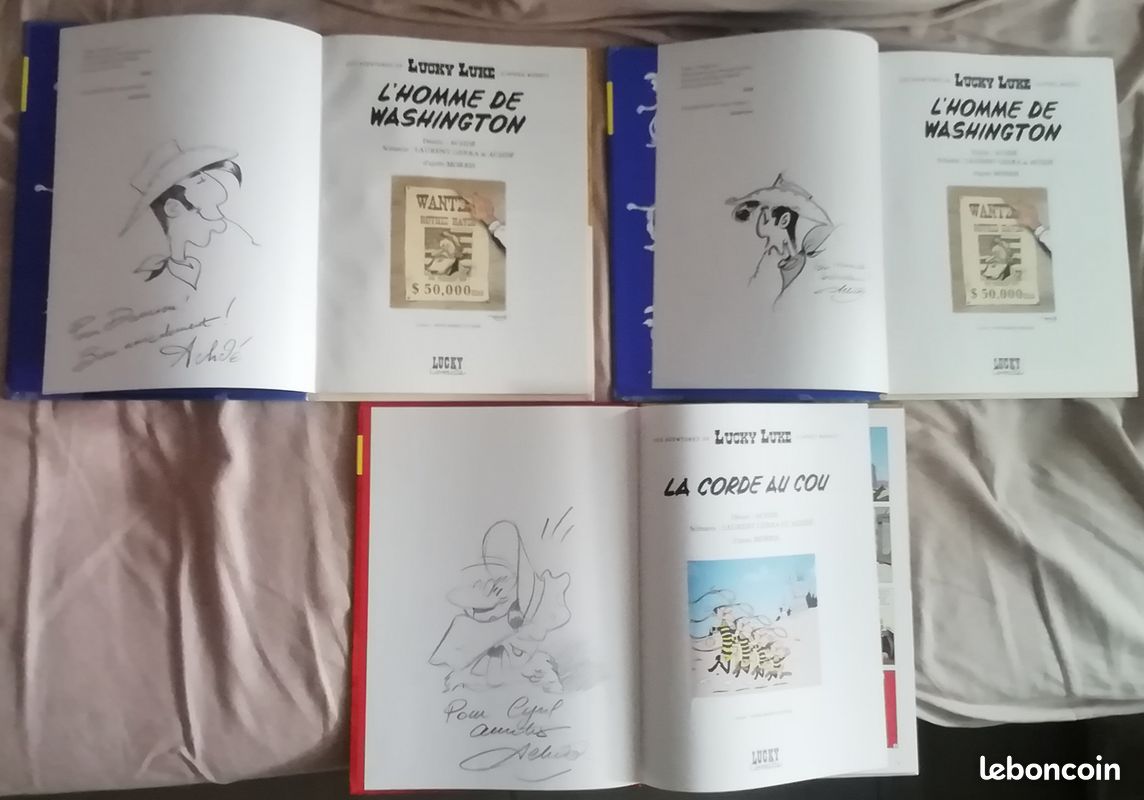 Bd dedicace Achdé Lucky luke (image 1)