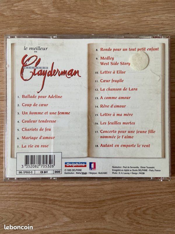 CD Le meilleur de Richard Clayderman (image 2)