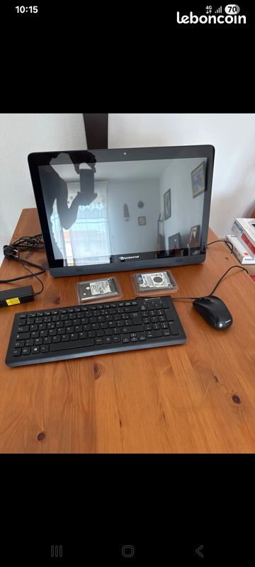 Ordinateur de bureau, Packard Bell, all in One PC 19,5 pouces (image 1)