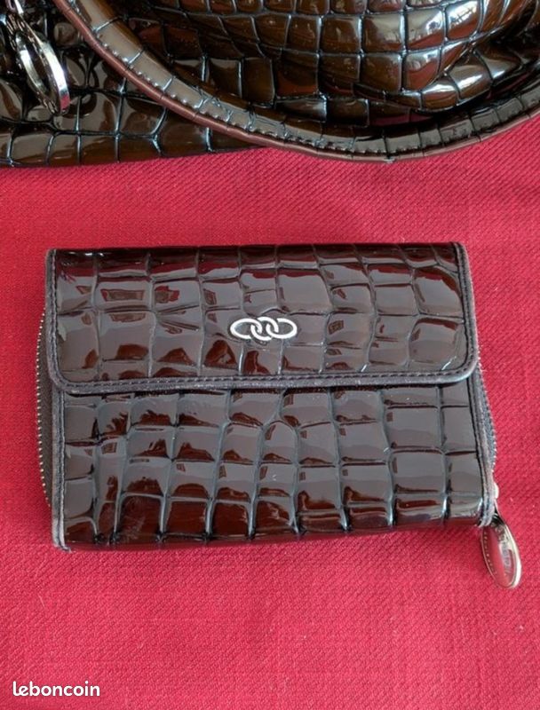 DONGKER Sac à Main Cordon Vintage En Cuir - Pochette à Monnaie Pour Homme Et Femme - Carte Bancaire Et Identité