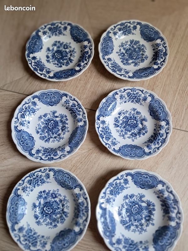 6 sous tasses porcelaine anglaise (image 1)