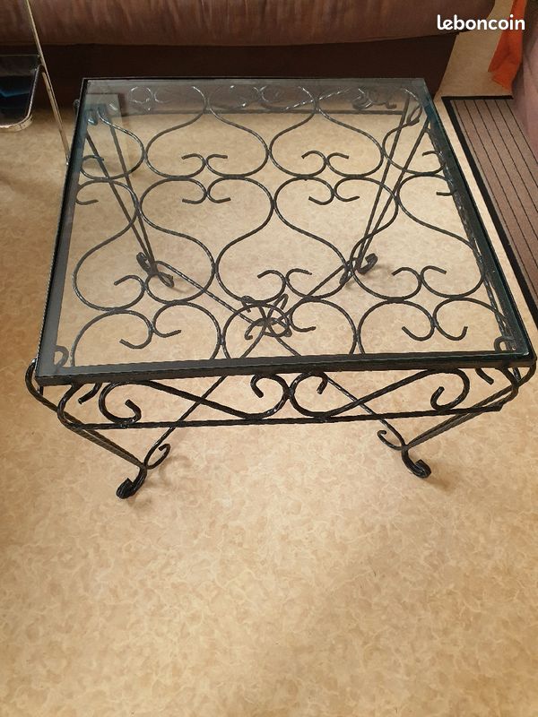 Lot table basse et desserte (image 2)