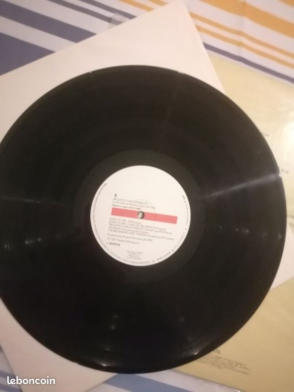 ORCHESTRAL MANŒUVRES IN THE DARK vinyle "Architecture & Morality" (image 5)