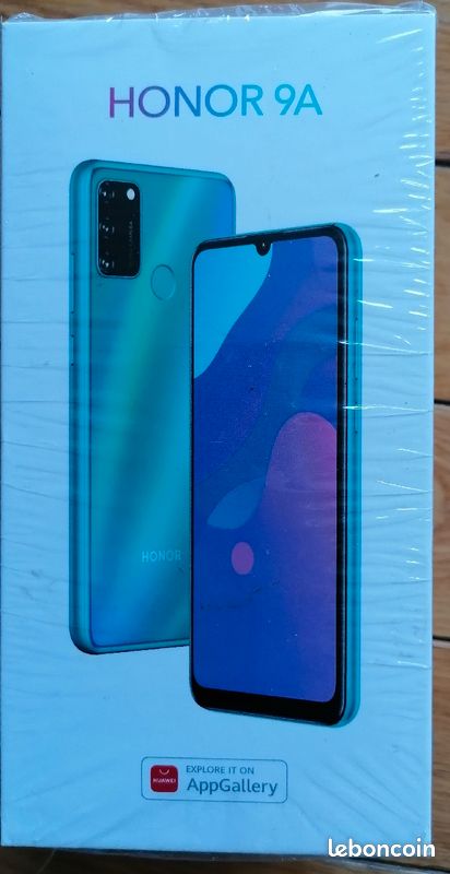 Smartphone Honor 9X, 4G / 128G, noir, neuf dans son emballage d'origine scellé, jamais servi (image 1)