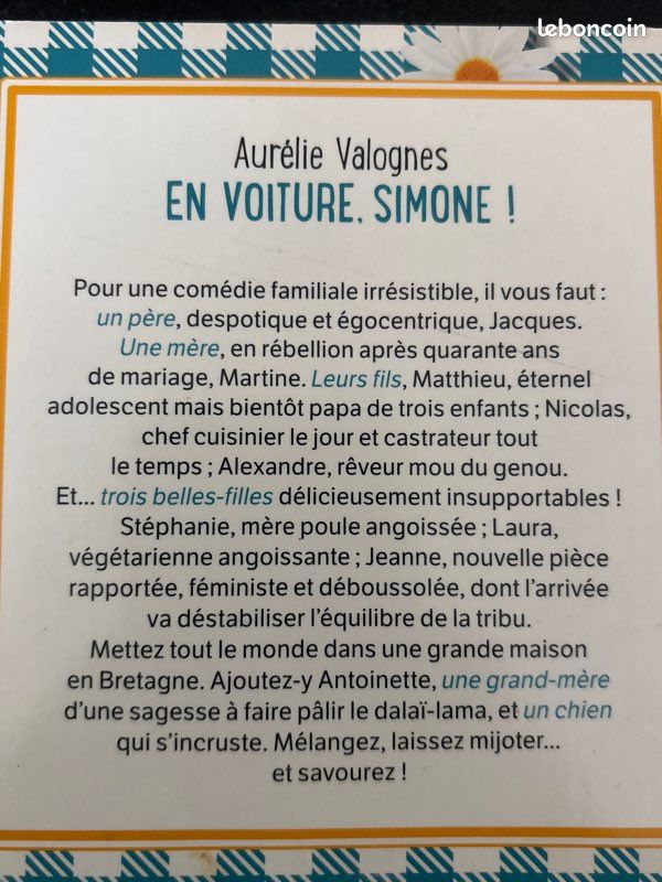 Livre de Aurélie Valognes : en voiture, Simone (image 2)