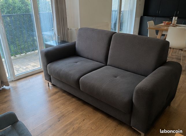 Canapé gris anthracite - Très bon état - Livraison offerte (image 3)