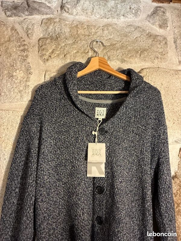 Gilet gris texturé Maison Scotch – M (image 2)