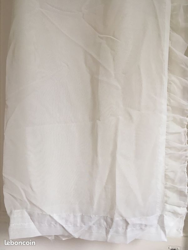Rideaux blanc 208cm (image 6)
