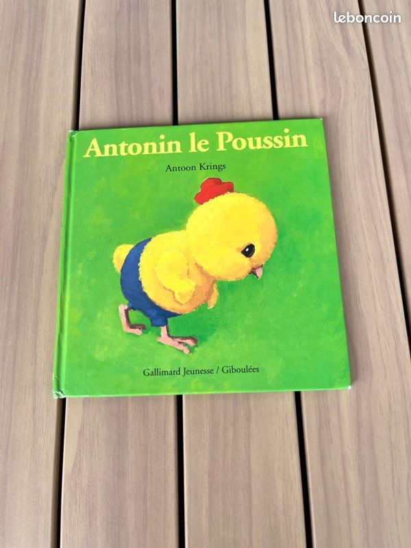 Livre- Antonin le poussin- collection drôle de petites bêtes (image 1)