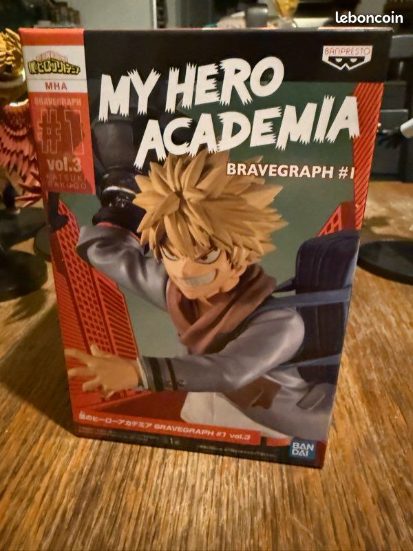 Figurine My Hero Academia - Katsuki Bakugo, Bravegraph Vol. 3 Par Banpresto