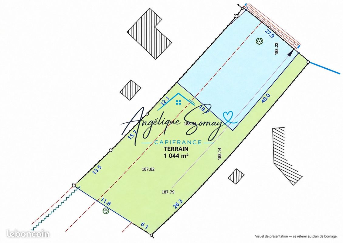 Terrain 1 044 m² L Abergement De Cuisery · à L'Abergement-de-Cuisery · 27 000 €
